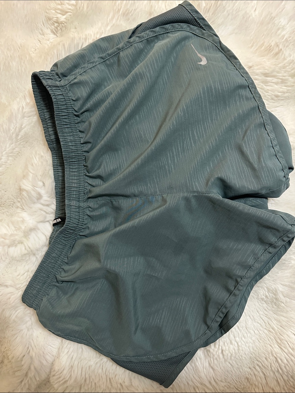 Nike Men's Teal Athletic Running Shorts